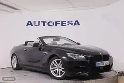 BMW Serie 6 640DA AUTO 320CV CABRIO PACK M 320CV 2P # IVA DEDUCIBLE,CUERO,NAVI,CAMARA TRASERA - Miniatura 4