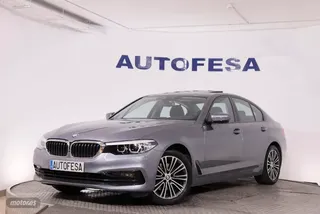 BMW Serie 5 520D AUTO 198CV SPORT LINE 4P 9400€ OPCIONALES # IVA DEDUCIBLE,NAVY,PARKTRONIC - Foto 1